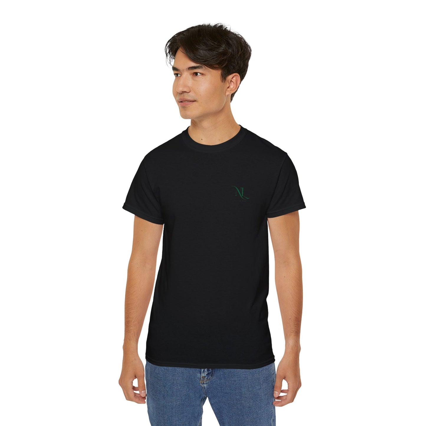 Camiseta Boxy Fit "Peak Mindset" Negra