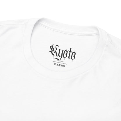 Camiseta Boxy Fit "Life or Death" Blanca