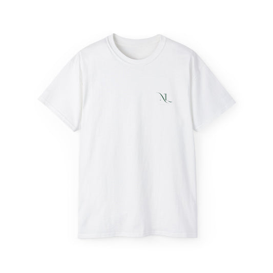 Camiseta Boxy Fit "Peak Mindset" Blanca
