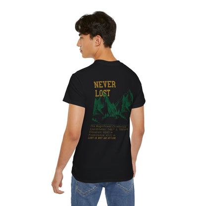 Camiseta Boxy Fit "Peak Mindset" Negra